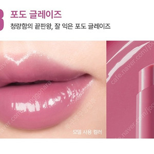 삐아 오버글레이즈 스틱 03포도