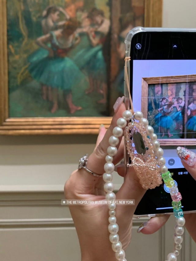 서쿠키 발레슈 진주 스트랩 (새상품)--2