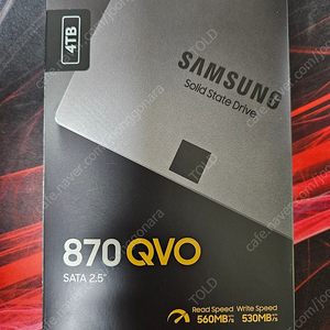 삼성정품 SSD 870 QVO 4TB _ 케이스는 서비스 (검사지 체크)