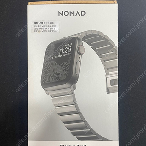 NOMAD 노마드 애플워치 스트랩 티타늄 밴드(실버) 45/49mm