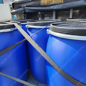 HDPE 드럼통 215L팝니다.