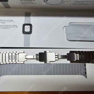 (42mm)애플 정품 링크 브레이슬릿 실버 팔아요