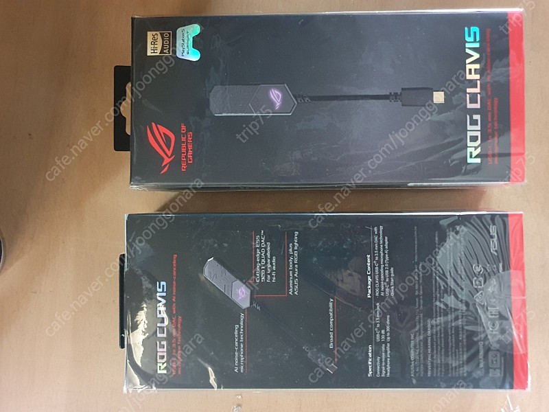 ASUS ROG CLAVIS Type C to 3.5mm 젠더