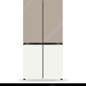 LG 냉장고 미스트 글라스 패널 / 상단 브라운 2개 / 하단 베이지 2개 판매합니다(패널만판매)