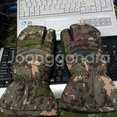 찬바람날씨에 따듯한 밀리터리벙어리 방한장갑--2