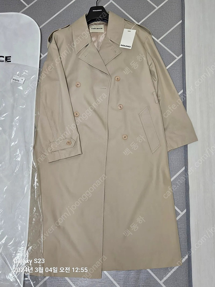 인사일런스 오버사이즈 트렌치코트 M사이즈--2