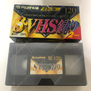 슈퍼 비디오테이프 - S-VHS TAPE - 후지필름 2팩묶음