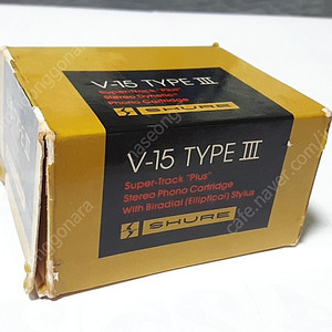 슈어 V15TYPE III 카트리지 (SUPER TRACK"PLUS")+원상자