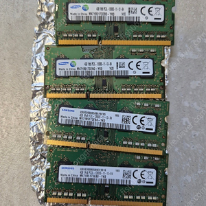 삼성 노트북용 DDR3L 4G 개당 5천원