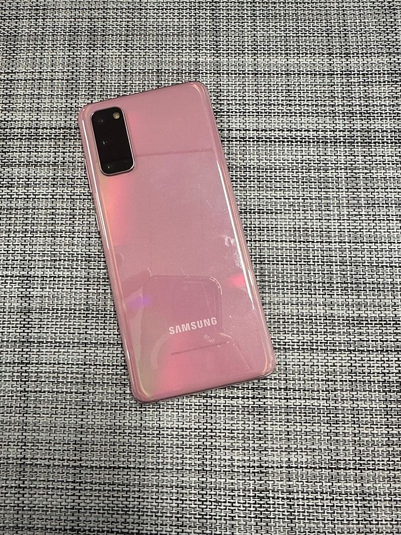 갤럭시S20 128기가 핑크 21년 7월 개통 깨끗한폰 16만원 판매해요