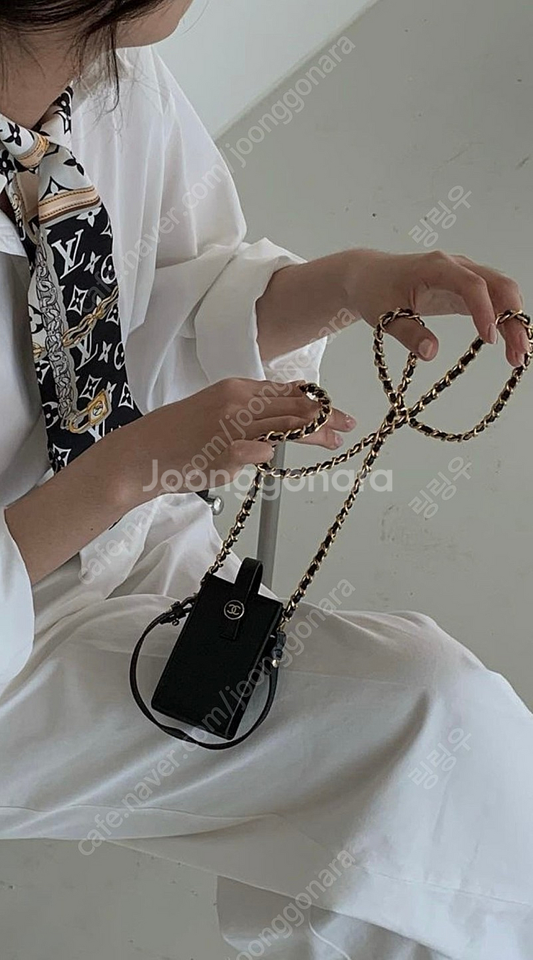 샤넬 미니 폰홀더백 (정품)--4