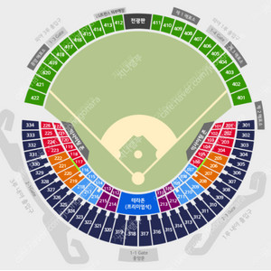 (정가양도) 4/7(일) 잠실 LG트윈스 vs KT 위즈 1루 오렌지 207구역 4연석