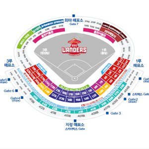 4월9일(화) SSG랜더스 vs 키움히어로즈 경기 피코크테이블석 양도 합니다.