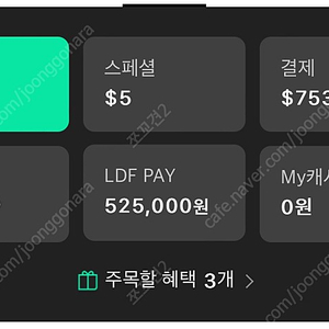 LDF PAY 51만 원 >> 46만 원