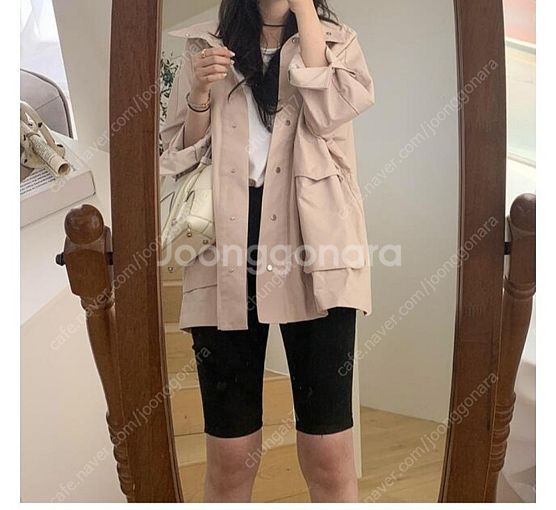 <가격내림>쏭라벨 웨어러블 하프야상--2
