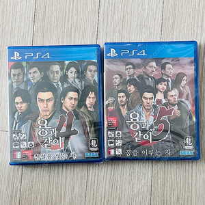 [미개봉] PS4 용과같이4, 용과같이5 일괄판매