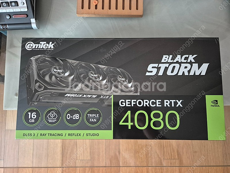이엠텍 RTX4080 블랙스톰 16G 판매합니다!--0