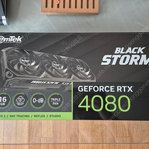 이엠텍 RTX4080 블랙스톰 16G 판매합니다!