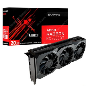 AMD SAPPHIRE 라데온 RX 7900 XT D6 20GB 팝니다.