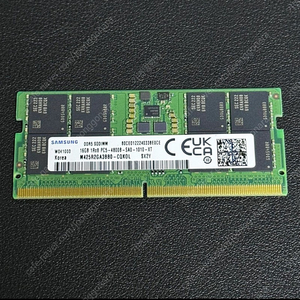 삼성 DDR5 4800Mhz 16GB 노트북 램 팝니다