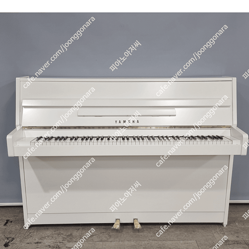 (판매) 야마하피아노 스피넷 크림화이트리폼 LU-101