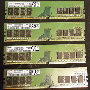 삼성 DDR4 8GB PC4-2666V * 4개 일괄판매합니다.(6만원)