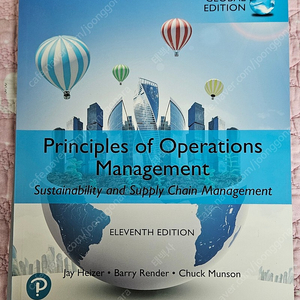 Principles of Operations Management Sustainability and Supply Chain Management