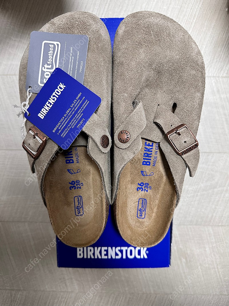 버켄스탁 보스턴 토프 (타우페) 레귤러 36(230) 새제품 판매합니다--1