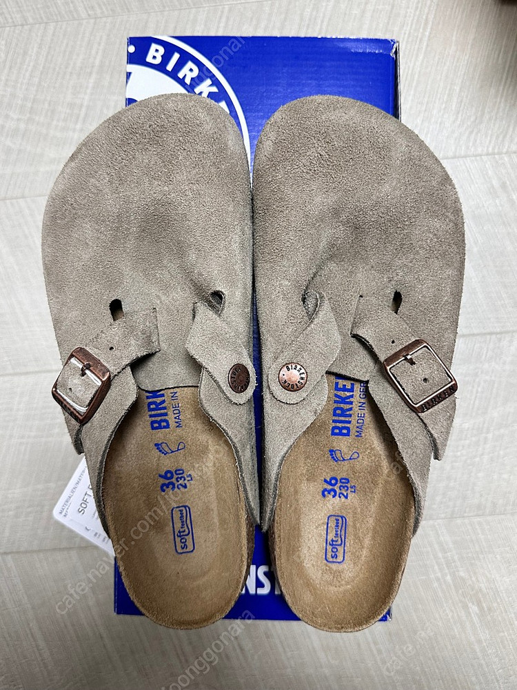 버켄스탁 보스턴 토프 (타우페) 레귤러 36(230) 새제품 판매합니다--5