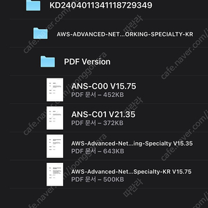 AWS network specialty dump (C01) 판매