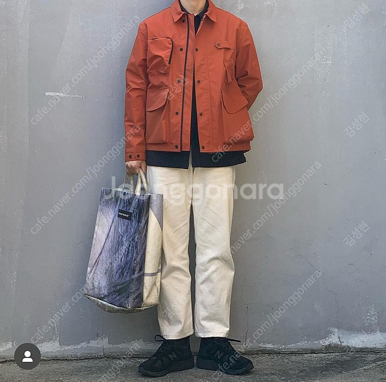 [L]셔터 3레이어 툴 자켓 오렌지--0
