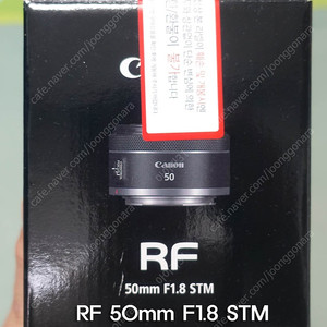 캐논 단렌즈 RF 50mm 1.8 판매합니다.