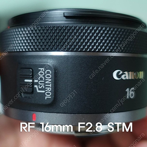 캐논 RF 16mm 2.8 단렌즈 판매합니다.