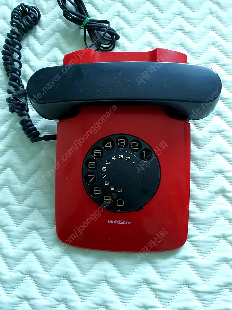 빈티지 금성 로타리 전화기
