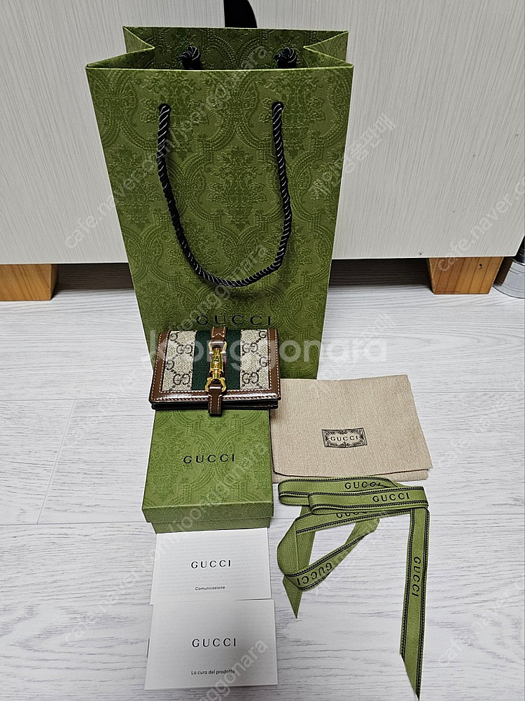 정품 구찌 재키 1961 카드&반지갑--0