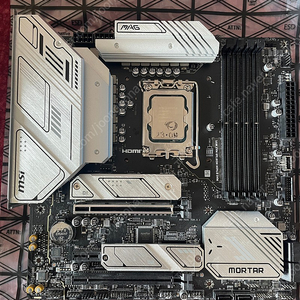 msi b760m 박격포 맥스 와이파이 + 12400f