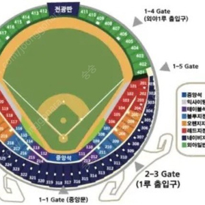 24.04.11 잠실 한화대두산 3루 220블럭 한장