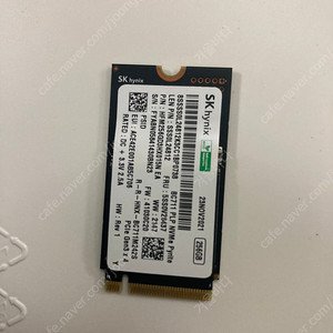 SSD 256GB 2242 - 노트북 적출 제품 - 판매