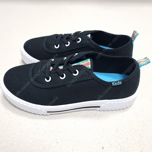 [새제품] 케즈(keds) 키즈 슬립온 운동화 블랙 210호 - CU알뜰택배포함 22,000원