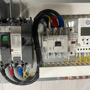 미사용 가로등, 보안등 타이머 설정 차단기 셋트 팝니다. 개별 차단기도 판매합니다