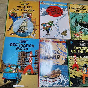 The adventures of tintin 6권(10,000원)+스콜라스틱 3권