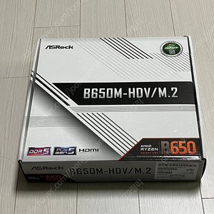 애즈락B650M HDV/M.2/+인텔AX210 와이파이