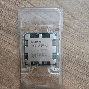 AMD7 CPU 7800x3d 미개봉