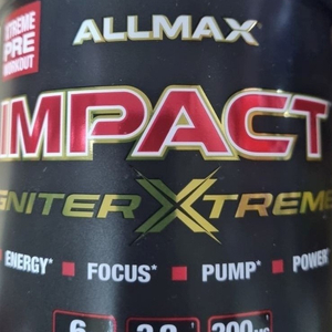 미개봉 새제품 ALLMAX IMPACT Igniter XTREME 올맥스 이그나이트 익스트림 부스터 프리워크아웃