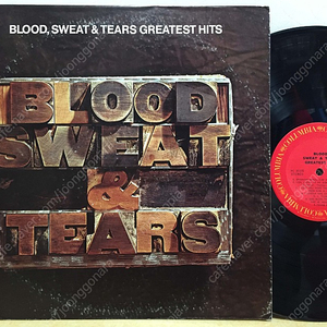 LP ; blood, sweat & tears - greatest hits 블러드, 스웻 앤 티얼즈 엘피 음반 rock