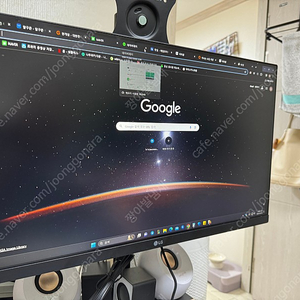 LG24인치 삼성24인치 모니터 1월에 구매했어요