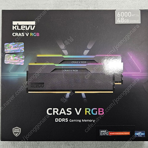 ESSENCORE KLEVV DDR5 6000 CL30 CRAS V RGB 패키지 48GB(24Gx2) 팝니다.