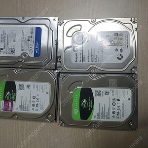 3.5인치 HDD 1T 3개 / 2T 1개