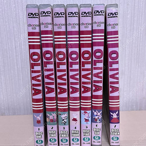잠수네 OLIVIA 올리비아 영어 DVD 7세트 +한영책
