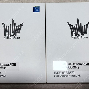 갤럭시 hof ddr4 3600 32g argb 램 풀박스 팝니다